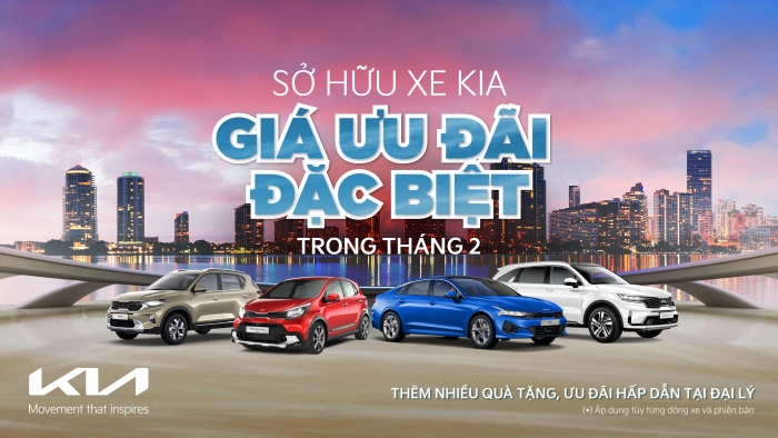 Sở Hữu Xe Kia Với Giá Ưu Đãi Đặc Biệt Trong Tháng 2